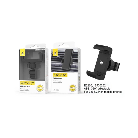 SUPORTE MÓVEL AIR VENT ONEPLUS E6260 NE PRETO